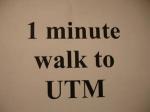 1 Minute WALK to UTM, Rent Near UTM, 1 minute WALK to UTM